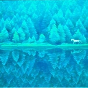 東山魁夷　「緑響く」の買取作品画像　彩美版プレミアム